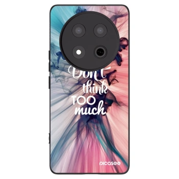 Picasee silikonski črni ovitek za Honor Magic7 Lite 5G - Don't think TOO much