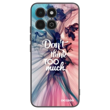 Picasee silikonski črni ovitek za Honor 200 Smart 5G - Don't think TOO much