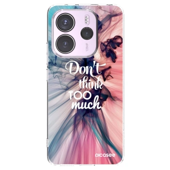 Picasee silikonski prozorni ovitek za Xiaomi Redmi Note 14 4G - Don't think TOO much