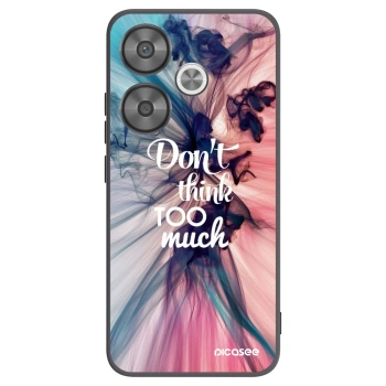Picasee silikonski črni ovitek za Xiaomi Poco F6 - Don't think TOO much