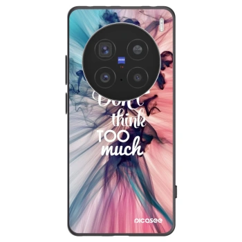 Picasee silikonski črni ovitek za Vivo X200 Pro - Don't think TOO much