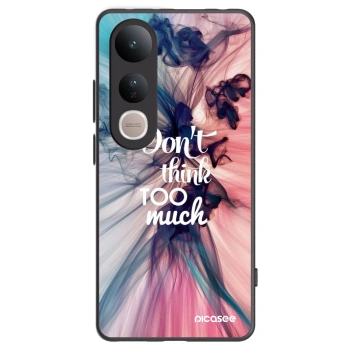 Picasee silikonski črni ovitek za Vivo V50 Lite 5G - Don't think TOO much