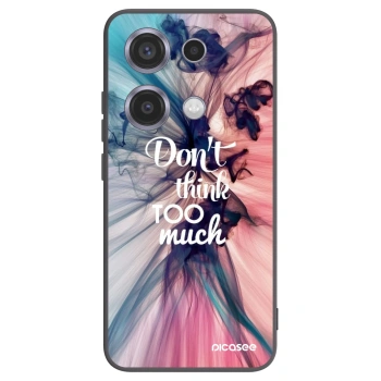 Picasee silikonski črni ovitek za Xiaomi Redmi Note 14S - Don't think TOO much