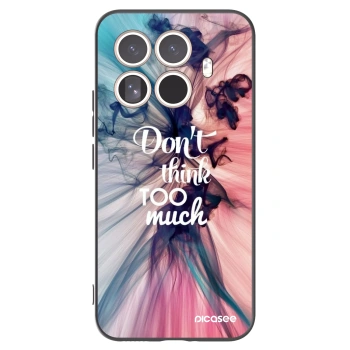 Picasee silikonski črni ovitek za Xiaomi 15T Pro - Don't think TOO much