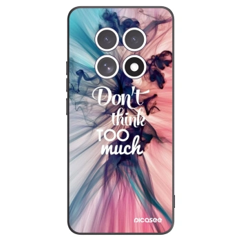 Picasee silikonski črni ovitek za Xiaomi Redmi Note 15 - Don't think TOO much