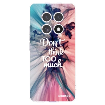 Picasee silikonski prozorni ovitek za Xiaomi Redmi Note 15 - Don't think TOO much