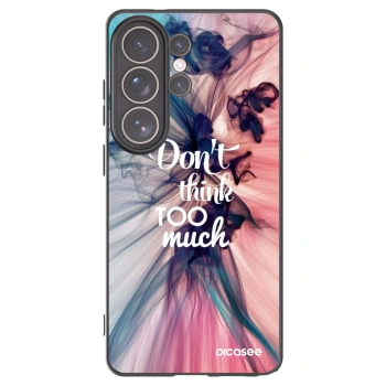 Picasee silikonski črni ovitek za Samsung Galaxy S26 Ultra - Don't think TOO much