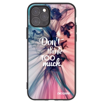 Picasee silikonski črni ovitek za Apple iPhone 11 Pro - Don't think TOO much