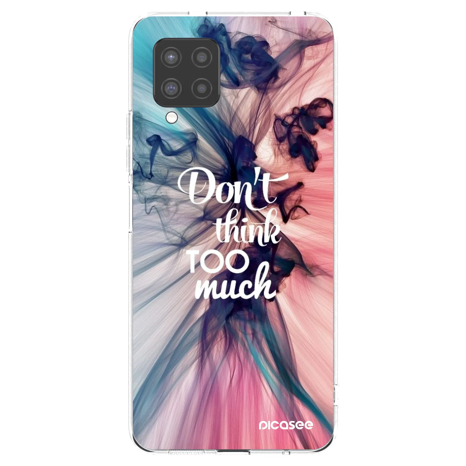 Picasee silikonski prozorni ovitek za Samsung Galaxy A42 A426B - Don't think TOO much