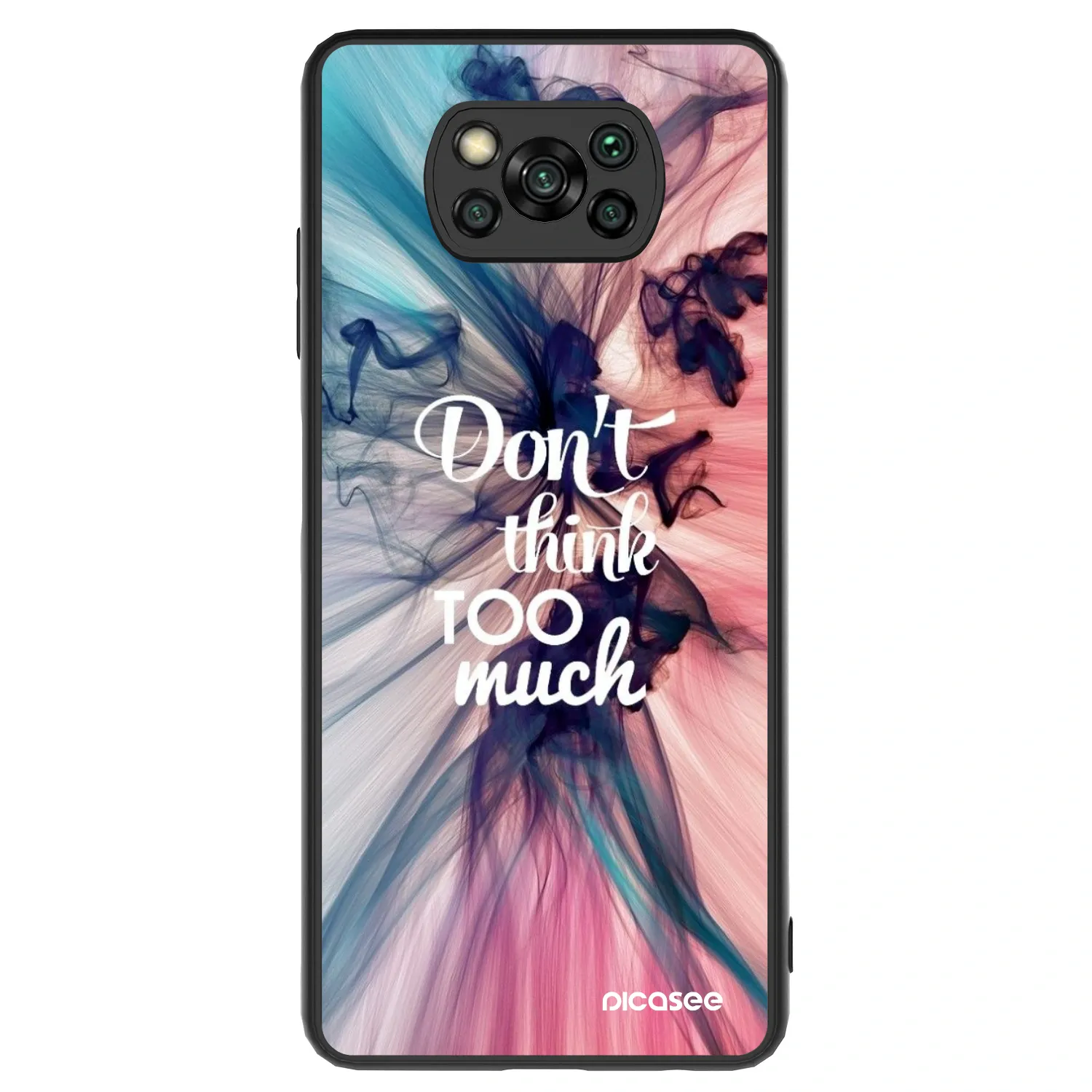 Picasee ULTIMATE CASE za Xiaomi Poco X3 - Don't think TOO much
