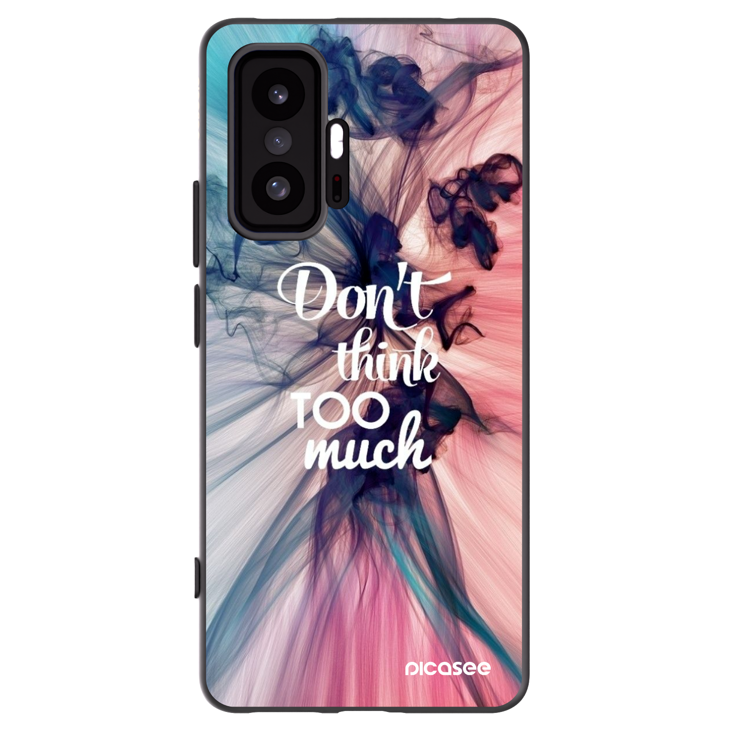 Picasee silikonski črni ovitek za Xiaomi 11T - Don't think TOO much