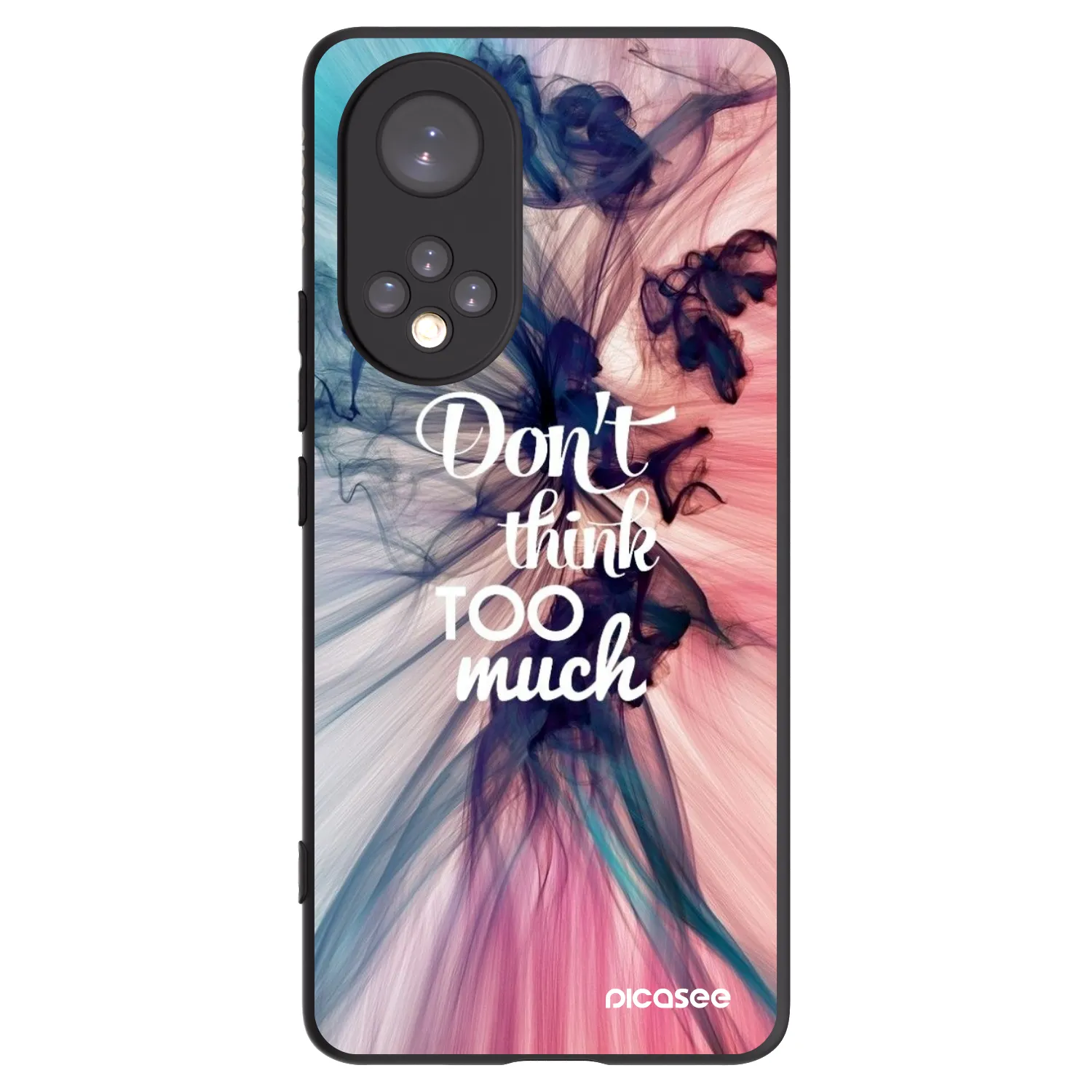 Picasee silikonski črni ovitek za Huawei Nova 9 - Don't think TOO much
