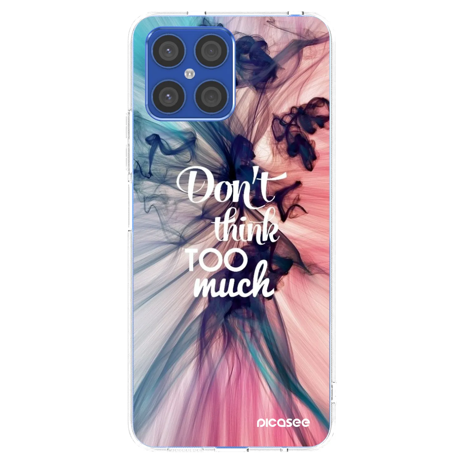 Picasee silikonski prozorni ovitek za Honor X8 4G - Don't think TOO much