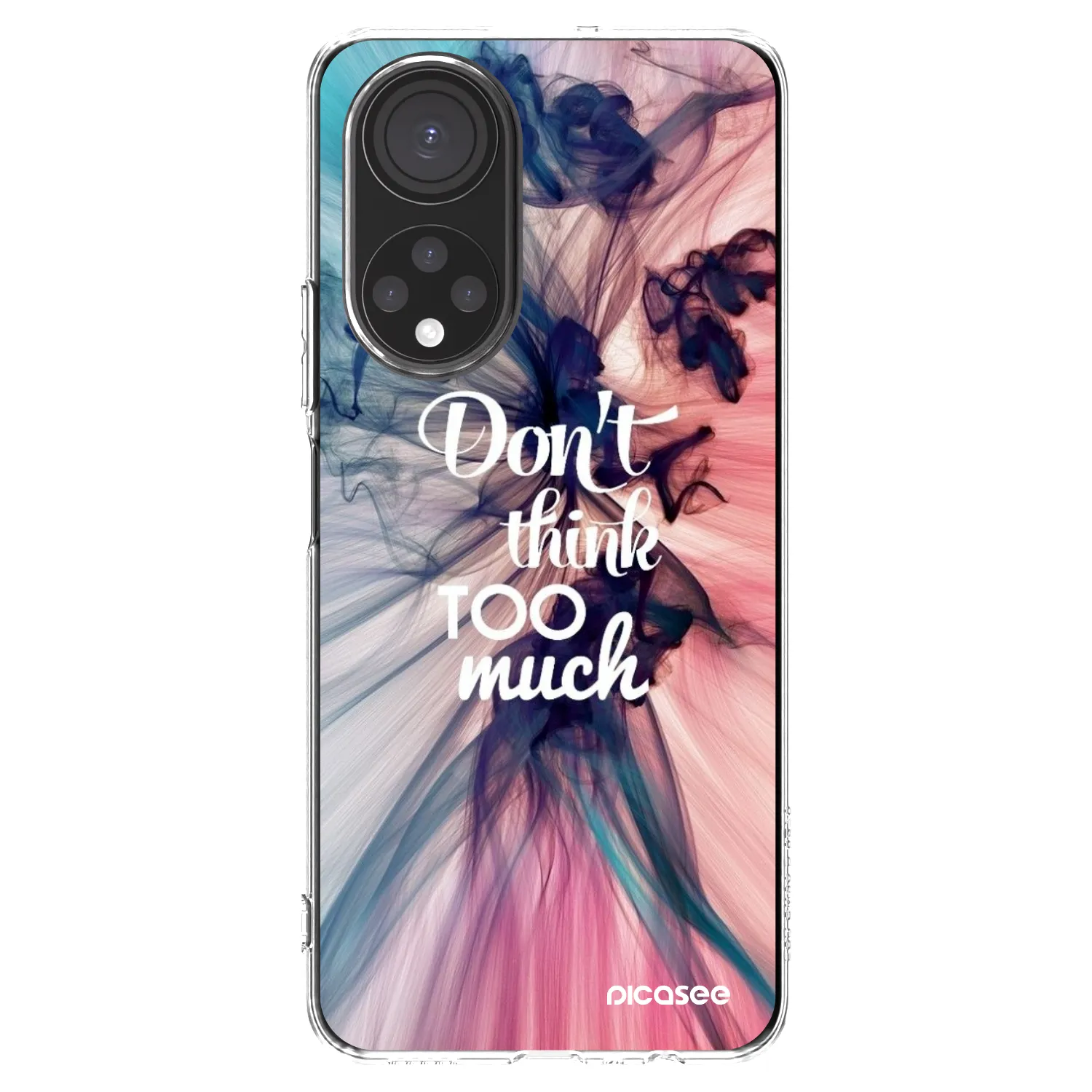 Picasee silikonski prozorni ovitek za Honor X7 - Don't think TOO much