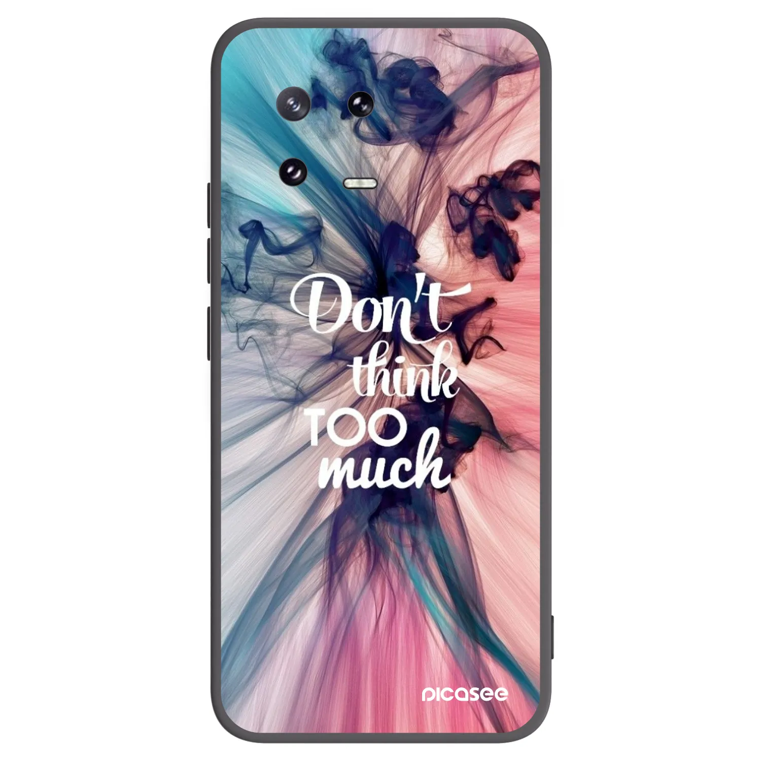 Picasee silikonski črni ovitek za Xiaomi 13 Pro - Don't think TOO much