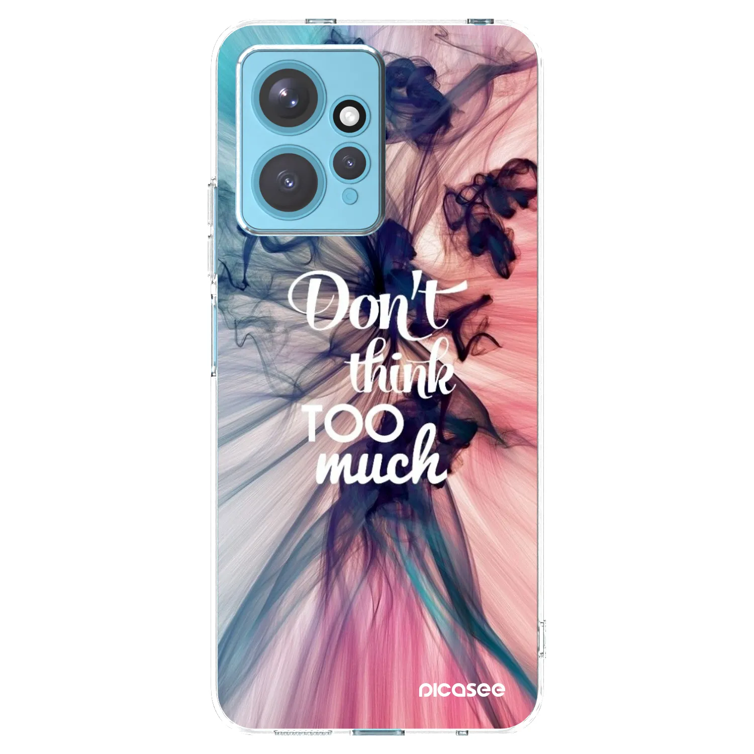 Picasee silikonski prozorni ovitek za Xiaomi Redmi Note 12 4G - Don't think TOO much