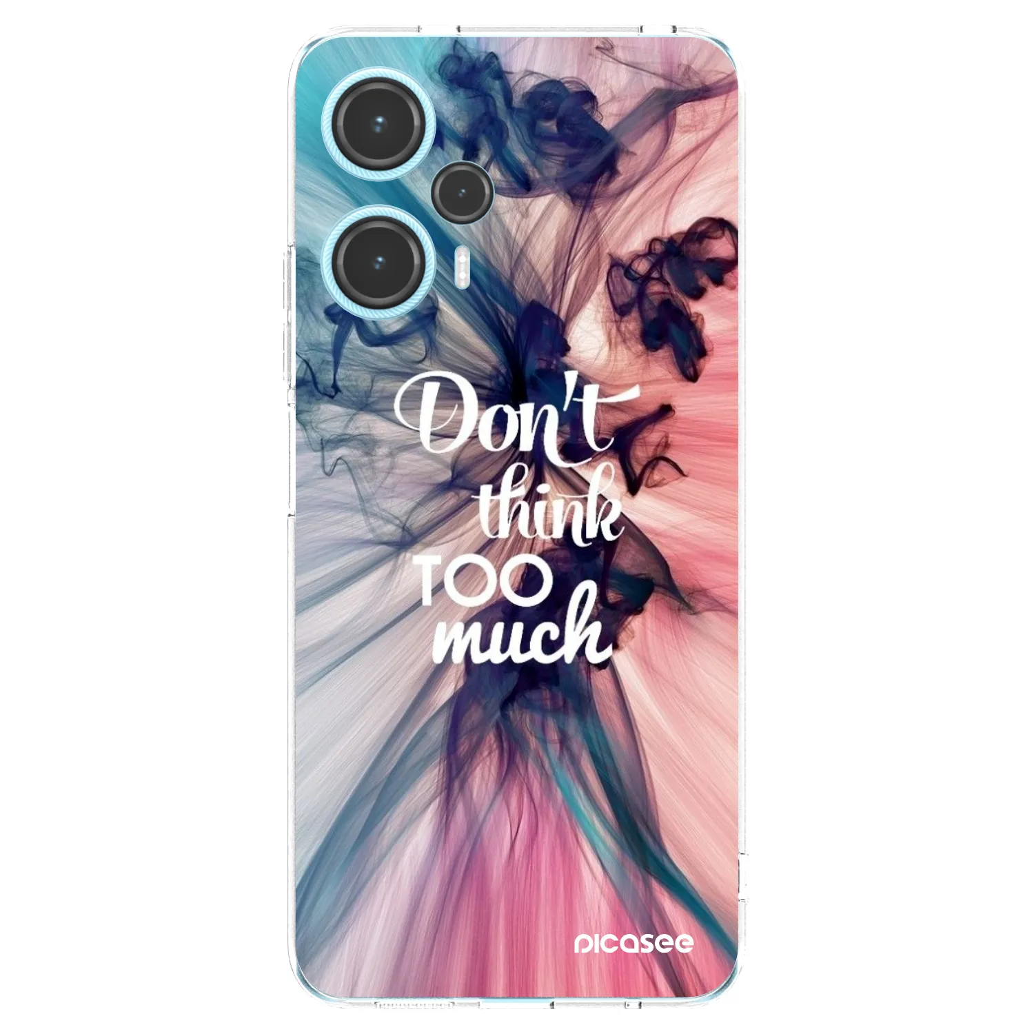 Picasee silikonski prozorni ovitek za Xiaomi Poco F5 - Don't think TOO much