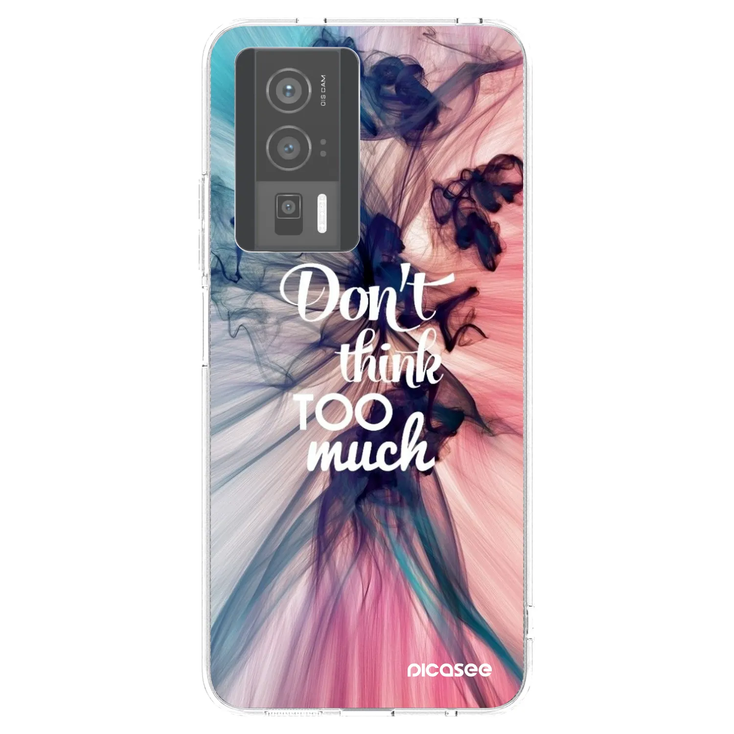 Picasee silikonski prozorni ovitek za Xiaomi Poco F5 Pro 5G - Don't think TOO much