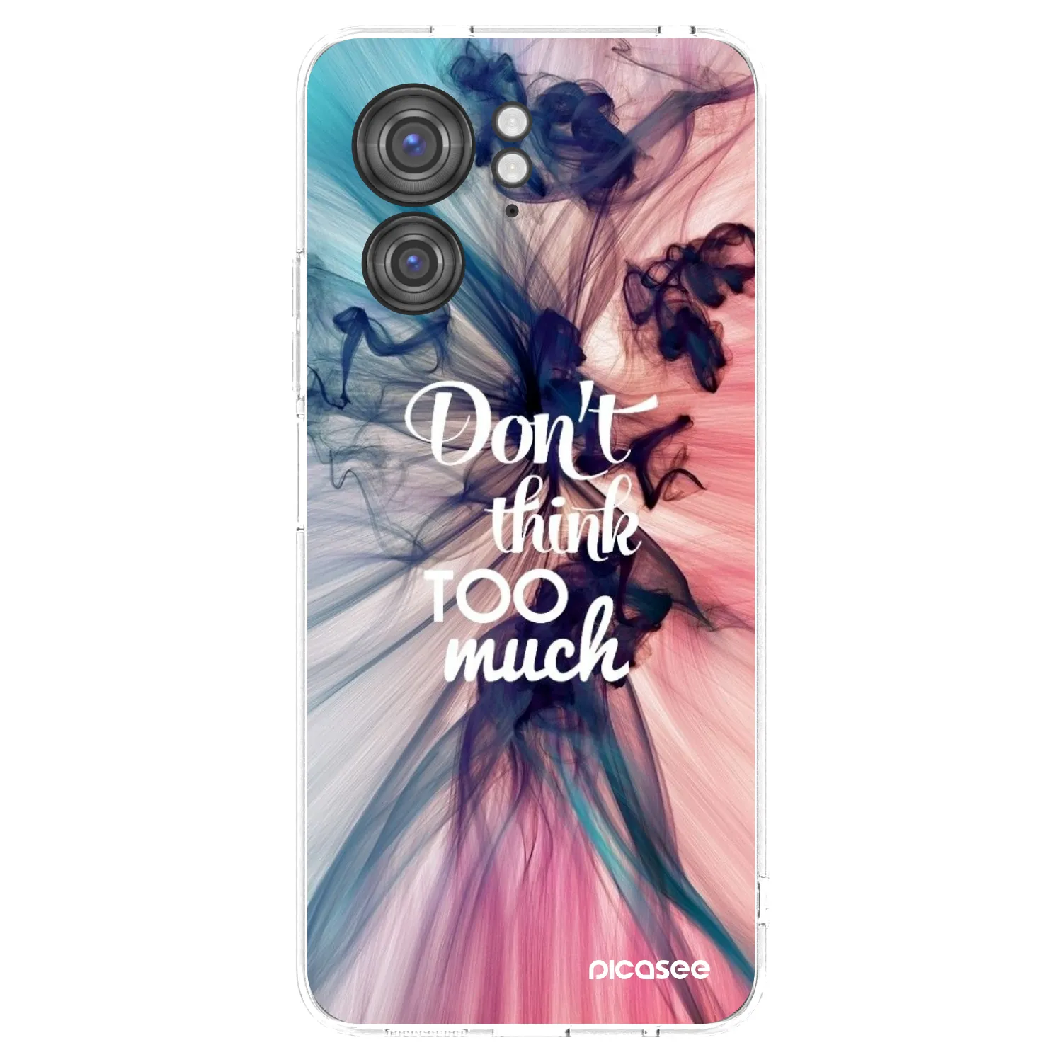 Picasee silikonski prozorni ovitek za Motorola Edge 40 - Don't think TOO much