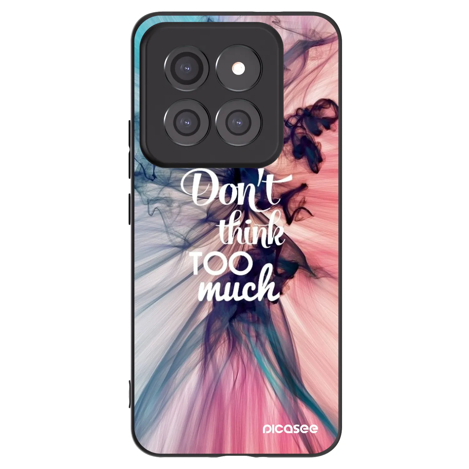 Picasee silikonski črni ovitek za Xiaomi 14 Pro - Don't think TOO much
