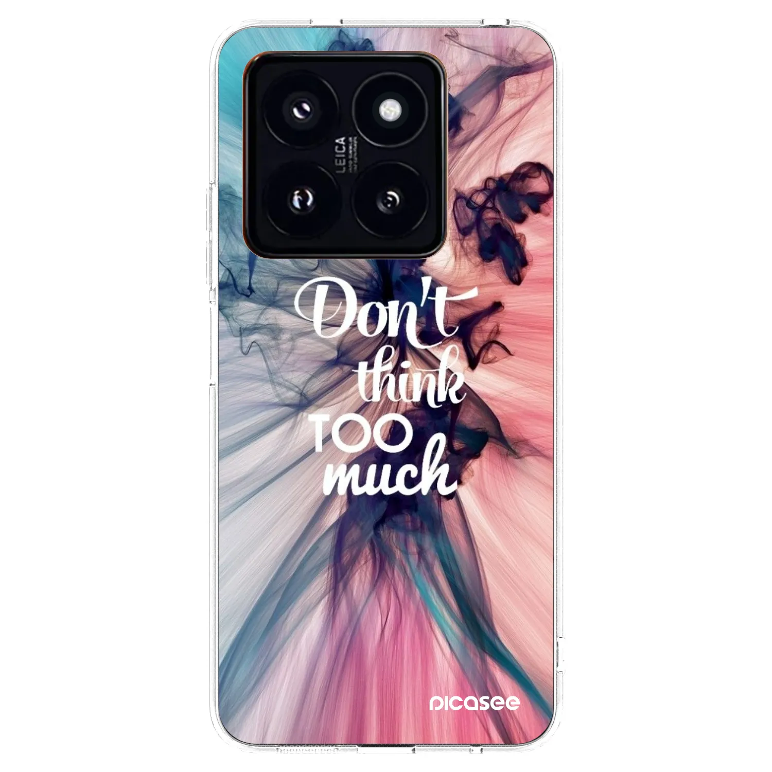 Picasee silikonski prozorni ovitek za Xiaomi 14 Pro - Don't think TOO much