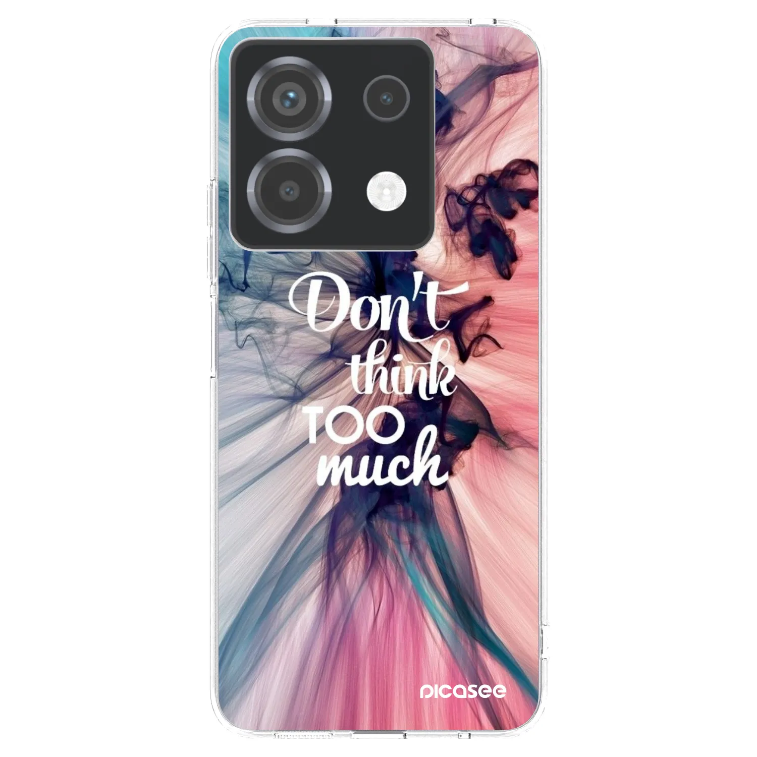 Picasee silikonski prozorni ovitek za Xiaomi Poco X6 - Don't think TOO much