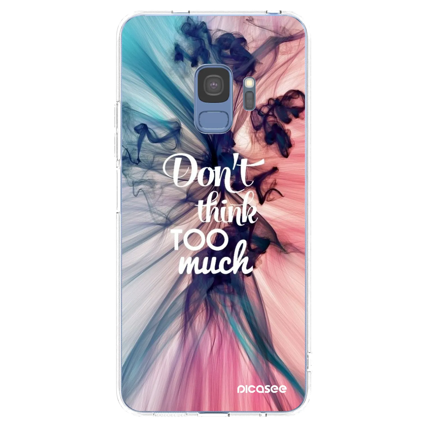 Picasee silikonski prozorni ovitek za Samsung Galaxy S9 G960F - Don't think TOO much