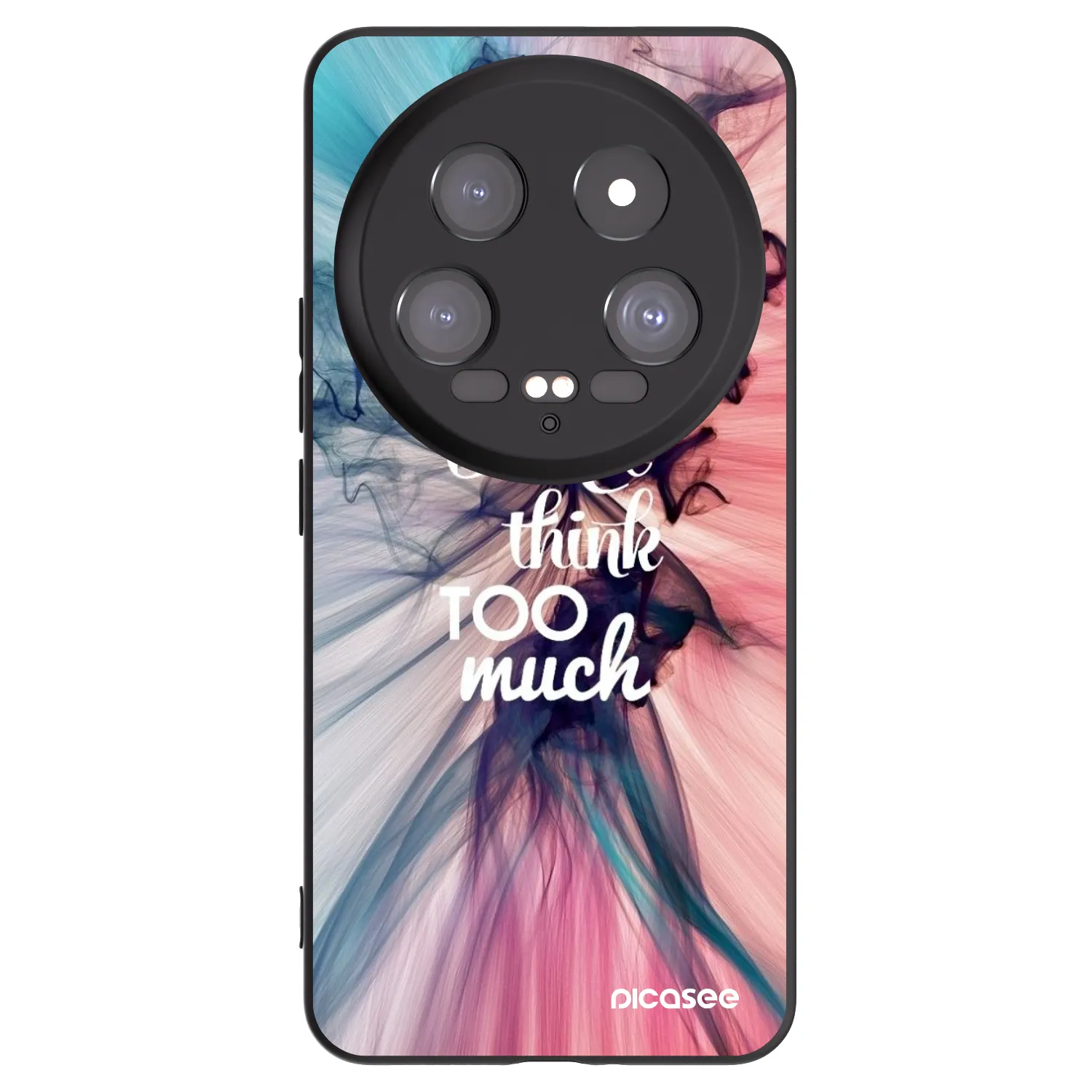 Picasee silikonski črni ovitek za Xiaomi 14 Ultra - Don't think TOO much