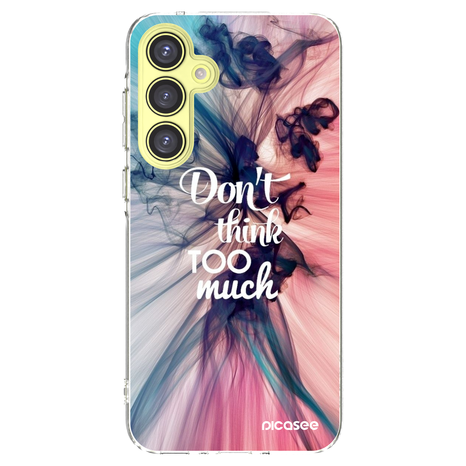 Picasee silikonski prozorni ovitek za Samsung Galaxy A35 5G A356B - Don't think TOO much