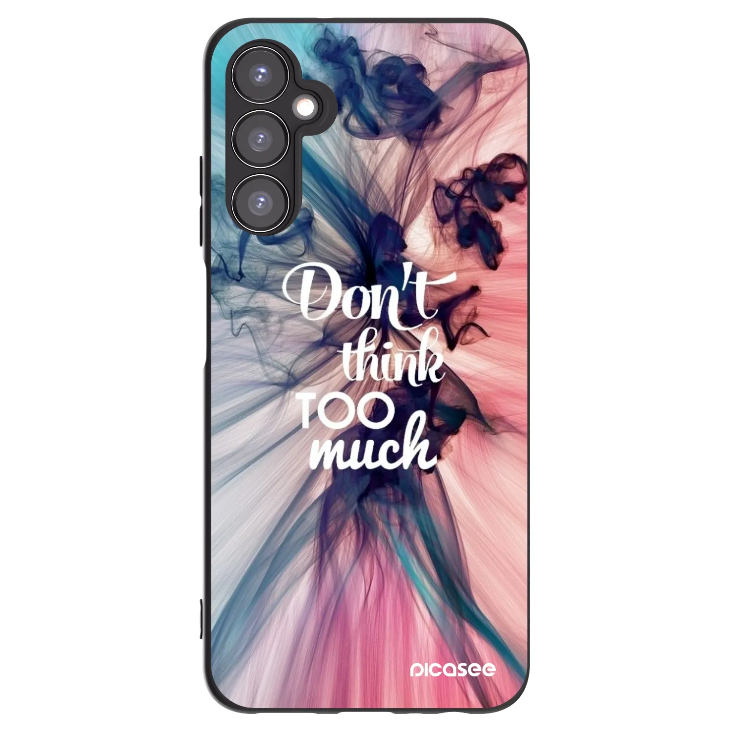 Picasee silikonski črni ovitek za Samsung Galaxy A05s A057G - Don't think TOO much