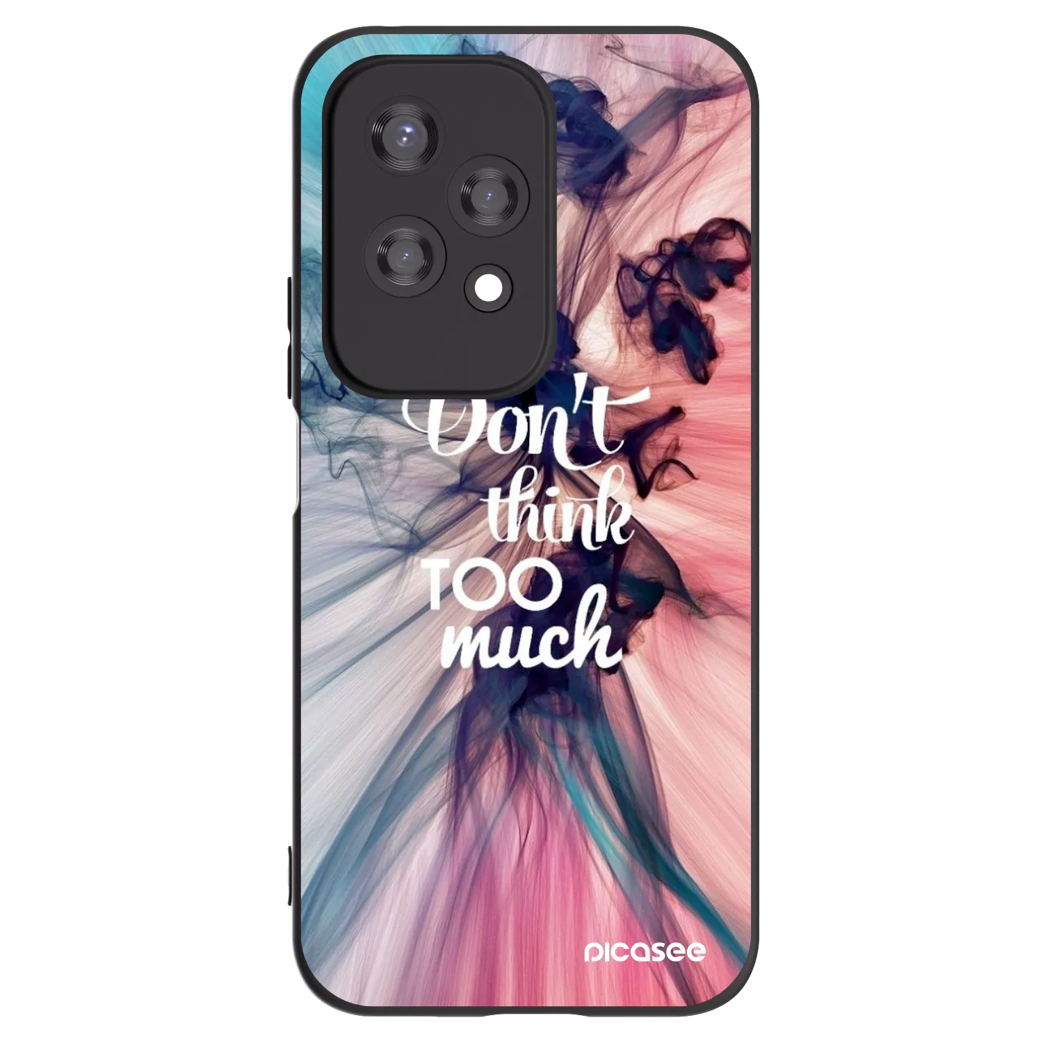 Picasee silikonski črni ovitek za Honor 200 Lite - Don't think TOO much