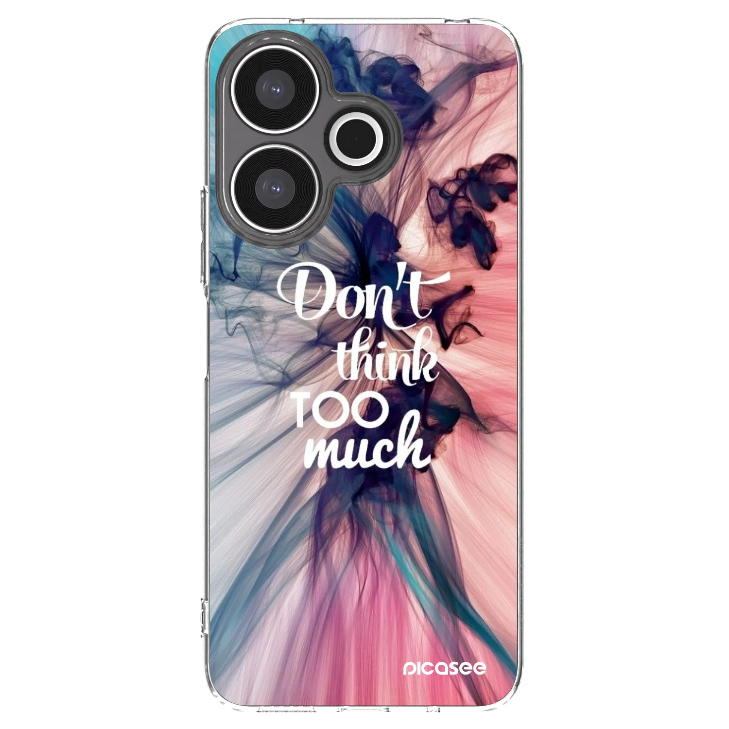 Picasee silikonski prozorni ovitek za Xiaomi Redmi 13 4G - Don't think TOO much