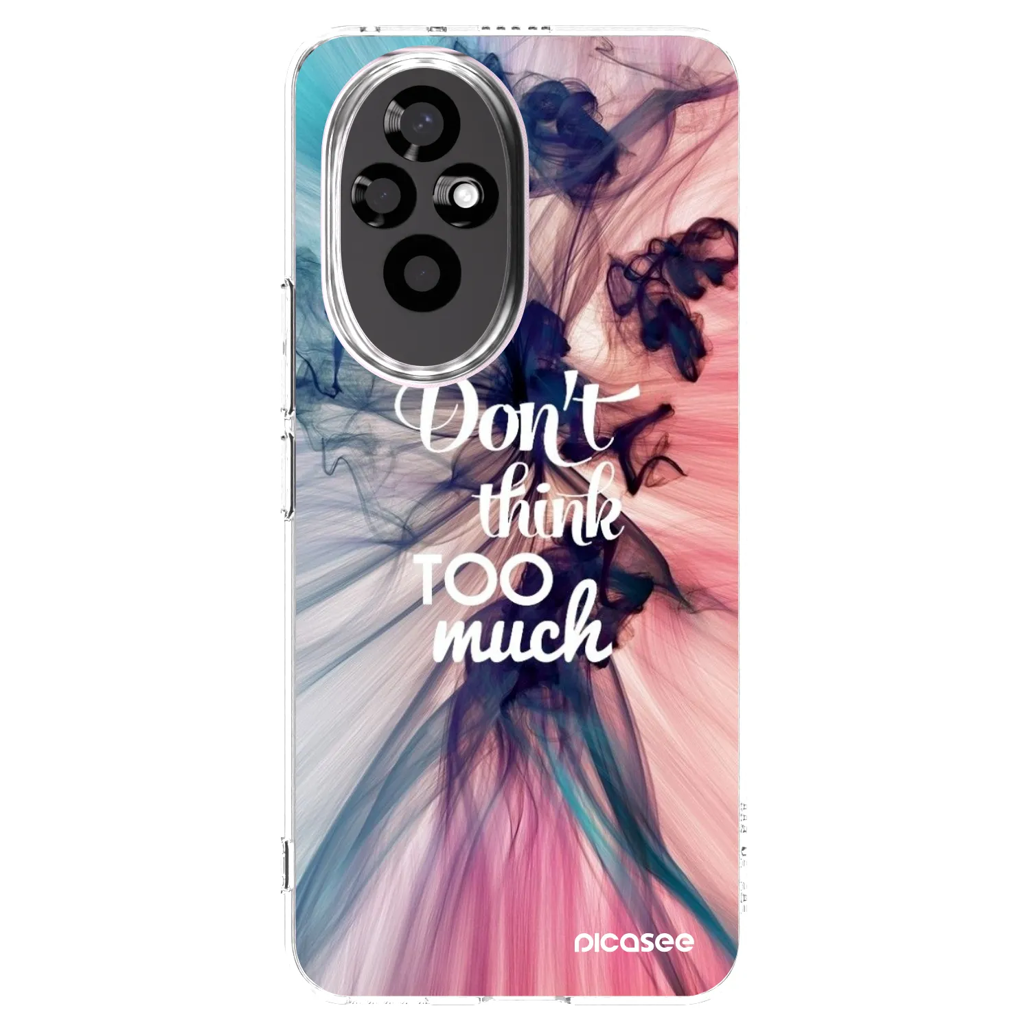 Picasee silikonski prozorni ovitek za Honor 200 Pro 5G - Don't think TOO much