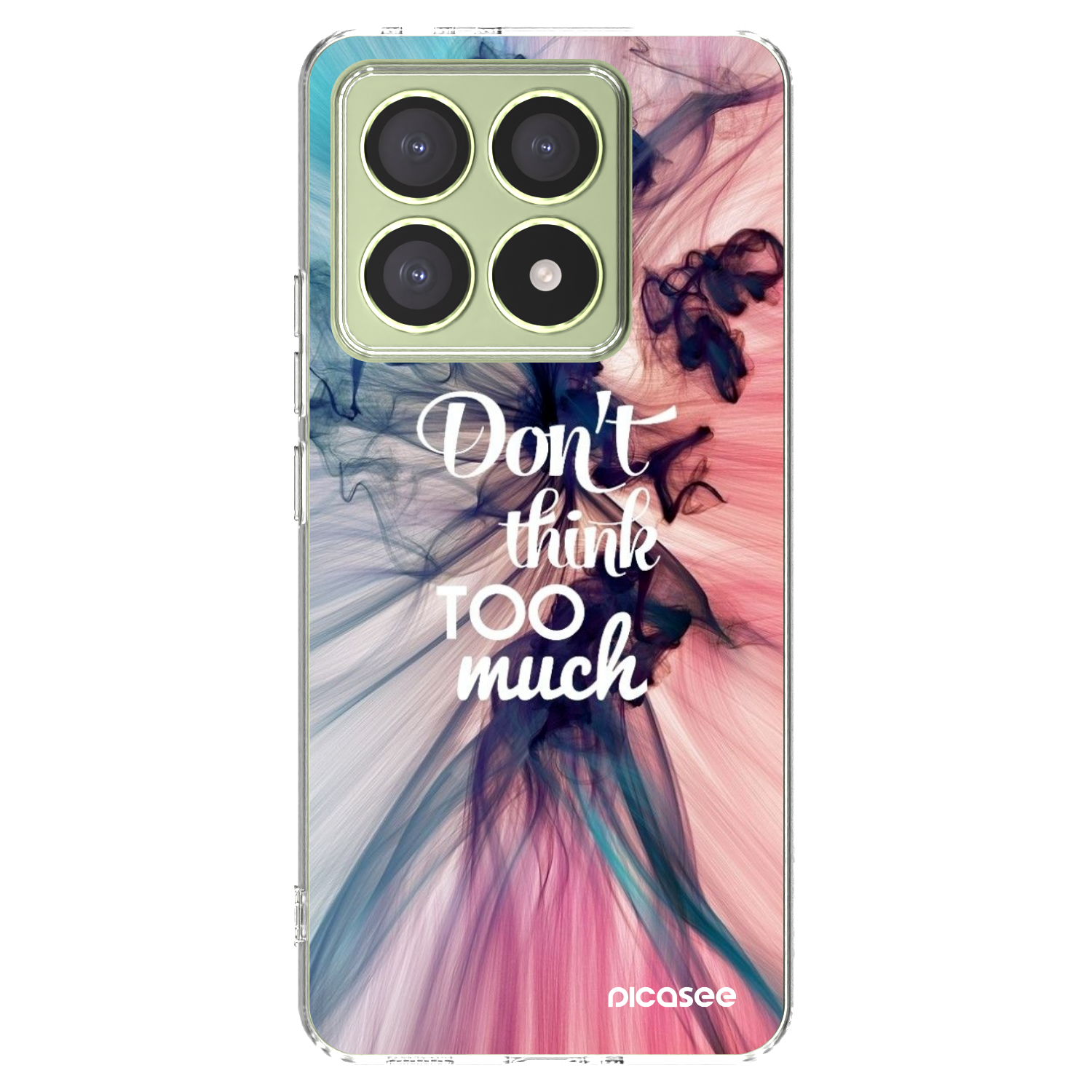 Picasee silikonski prozorni ovitek za Xiaomi 14T - Don't think TOO much