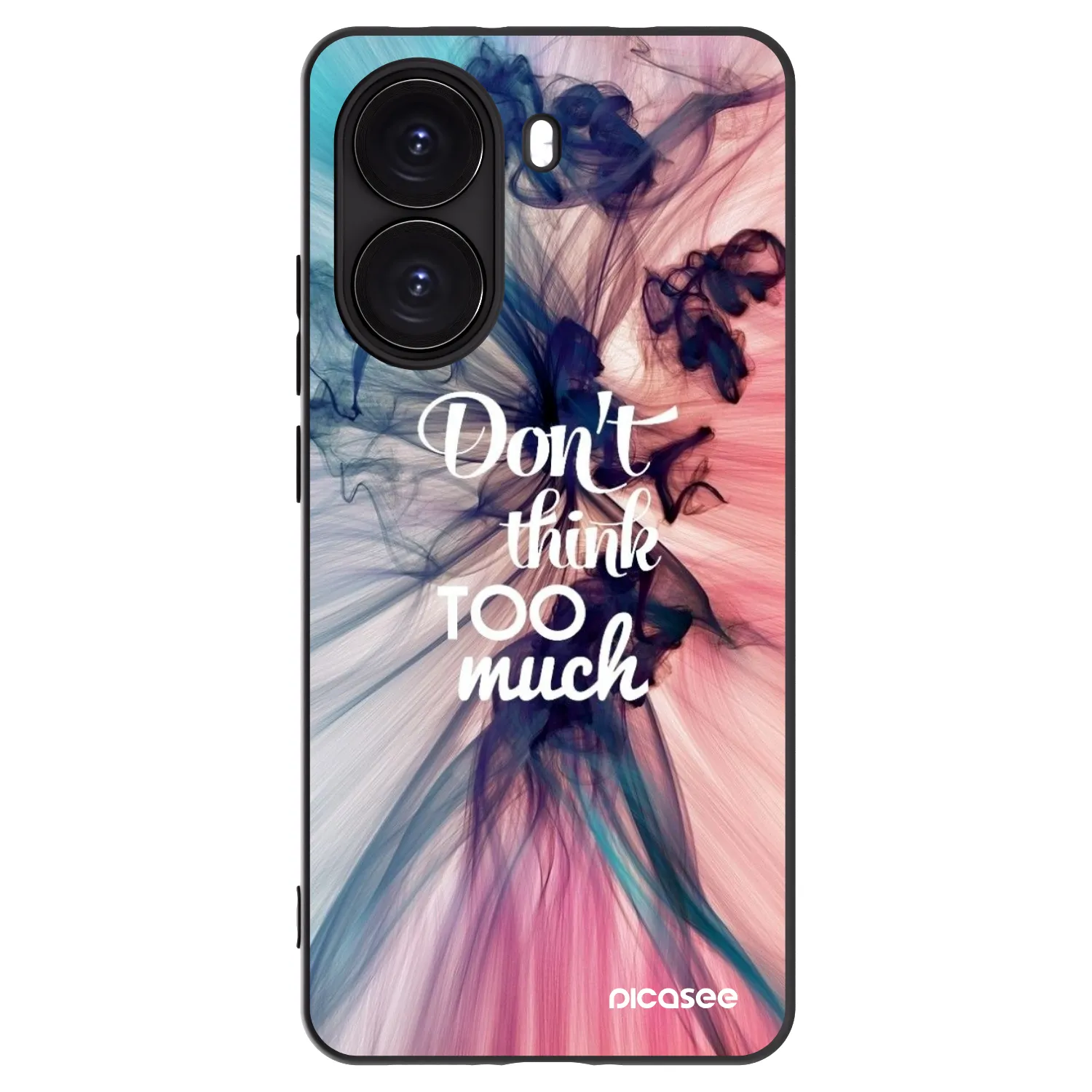 Picasee silikonski črni ovitek za Xiaomi Poco X7 Pro 5G - Don't think TOO much