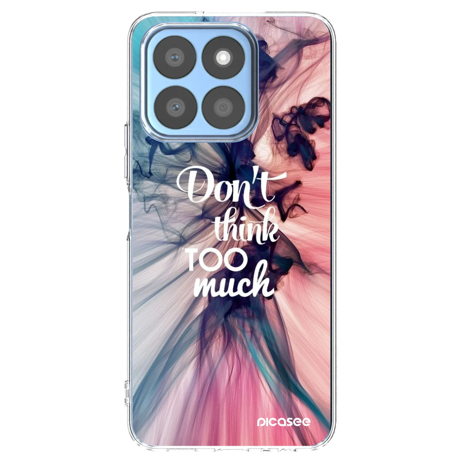 Picasee silikonski prozorni ovitek za Honor X8c - Don't think TOO much