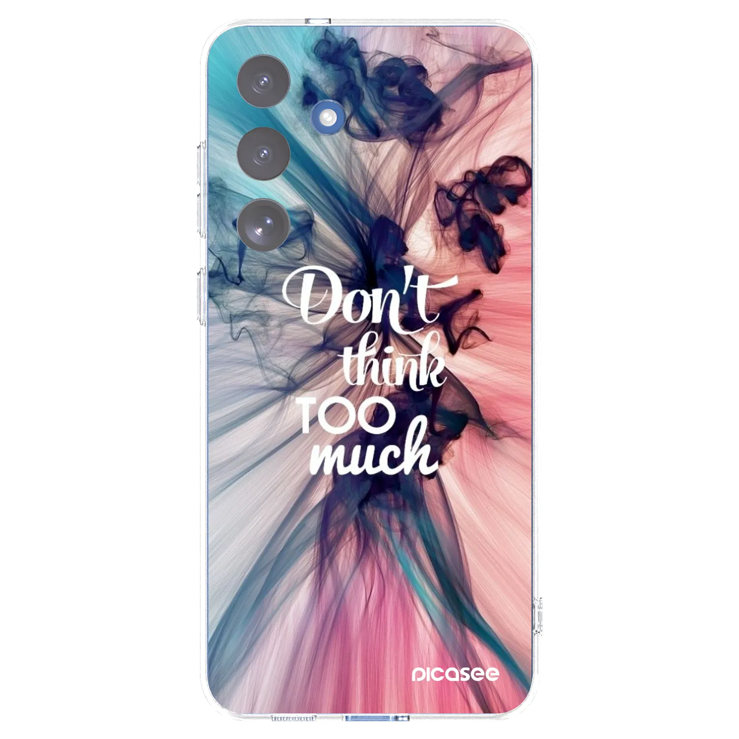Picasee silikonski prozorni ovitek za Samsung Galaxy S25 FE 5G - Don't think TOO much