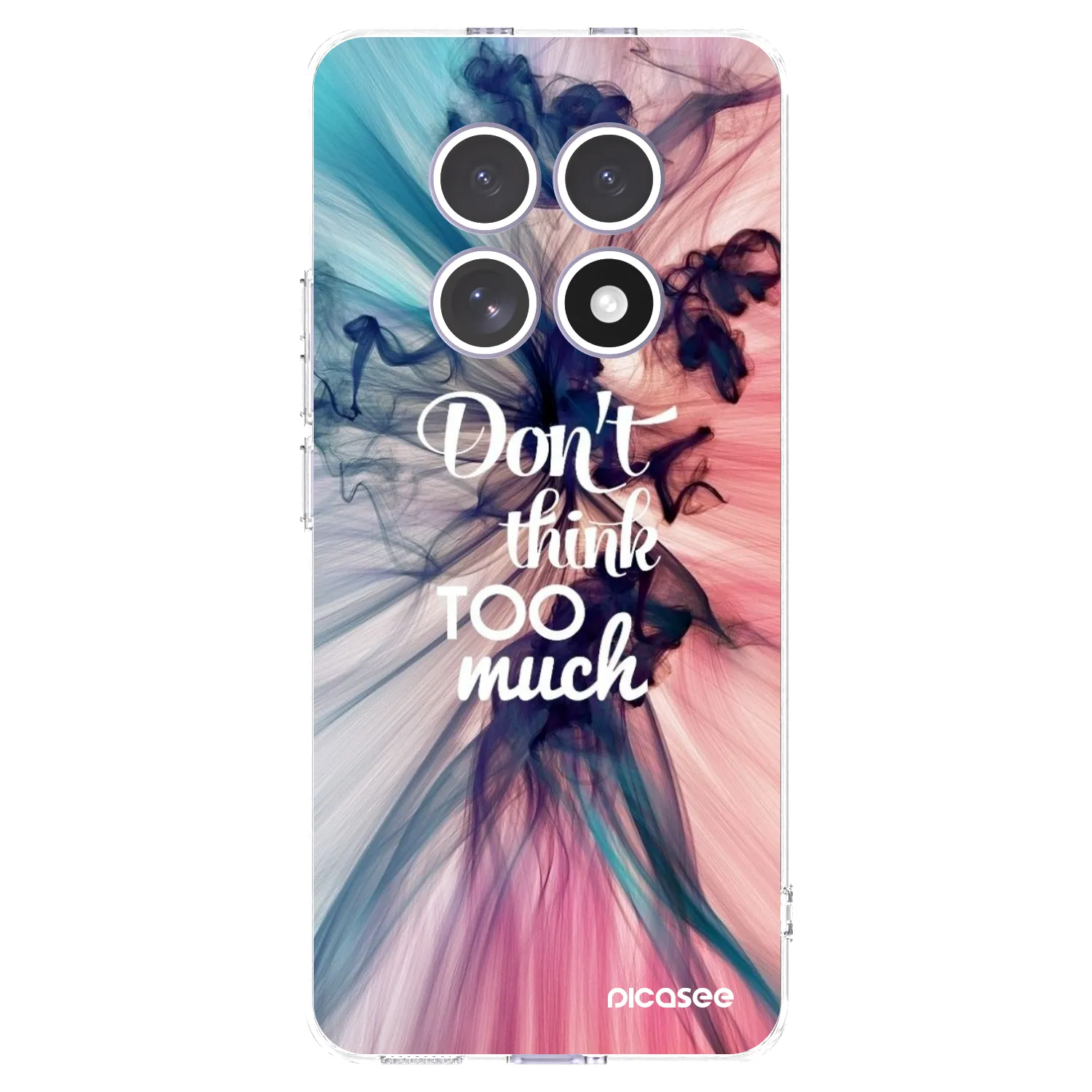 Picasee silikonski prozorni ovitek za Xiaomi Redmi Note 15 - Don't think TOO much
