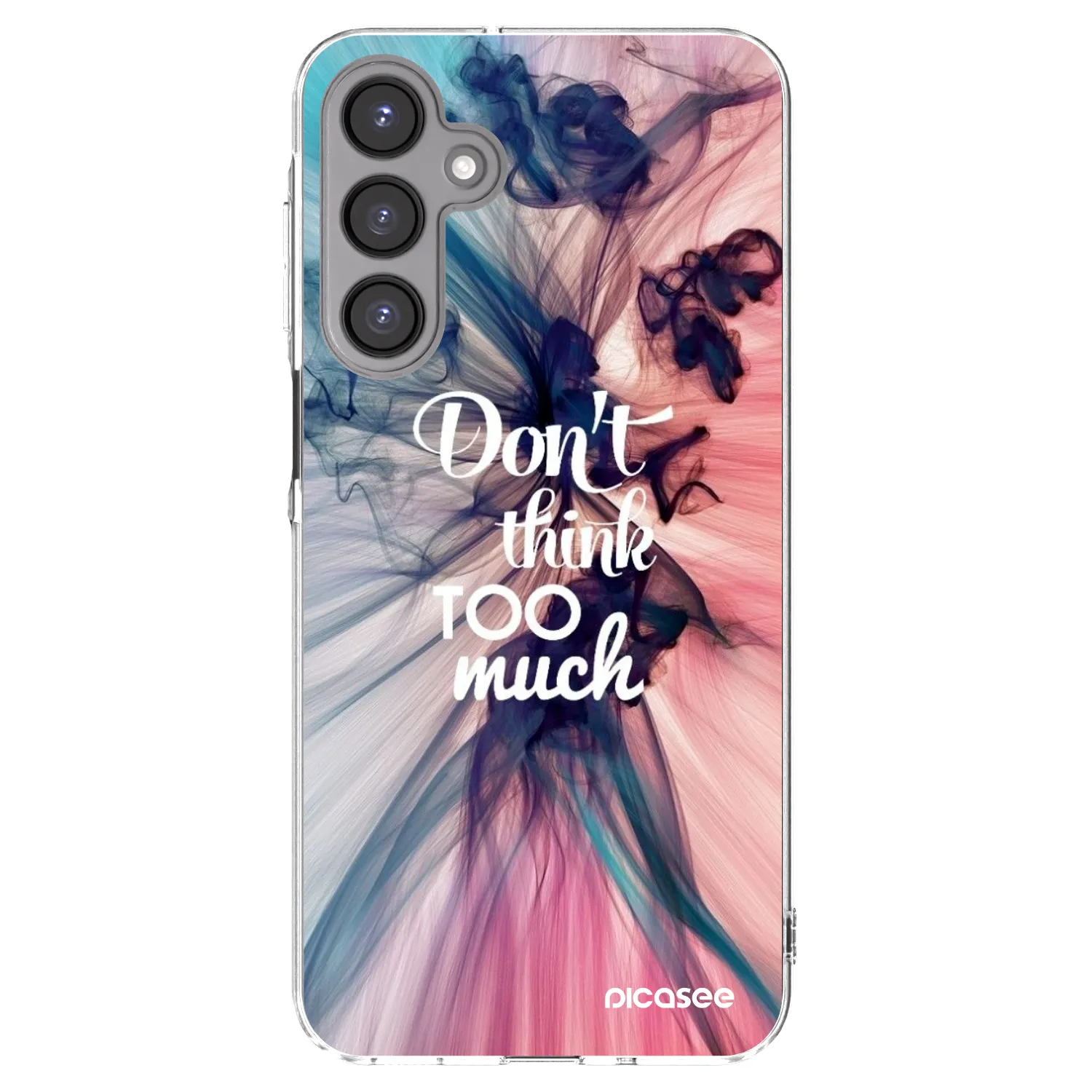 Picasee silikonski prozorni ovitek za Samsung Galaxy A16 4G - Don't think TOO much