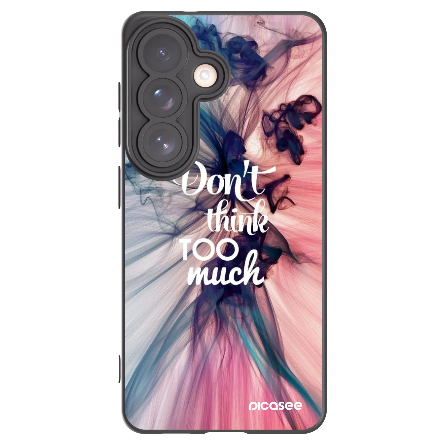 Picasee silikonski črni ovitek za Samsung Galaxy S26 - Don't think TOO much