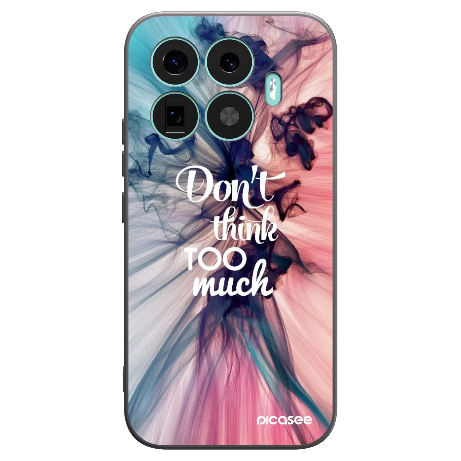 Picasee silikonski črni ovitek za Xiaomi 17T - Don't think TOO much