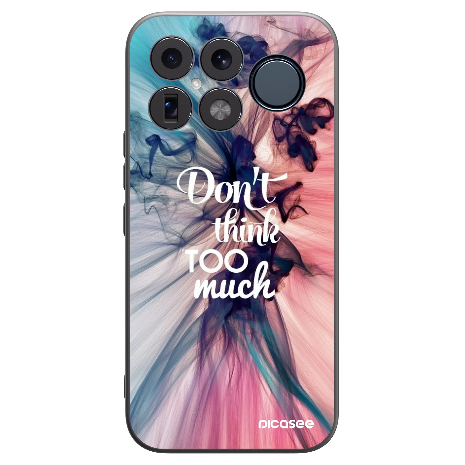 Silikonski črni ovitek za Xiaomi Poco F8 Ultra - Don't think TOO much