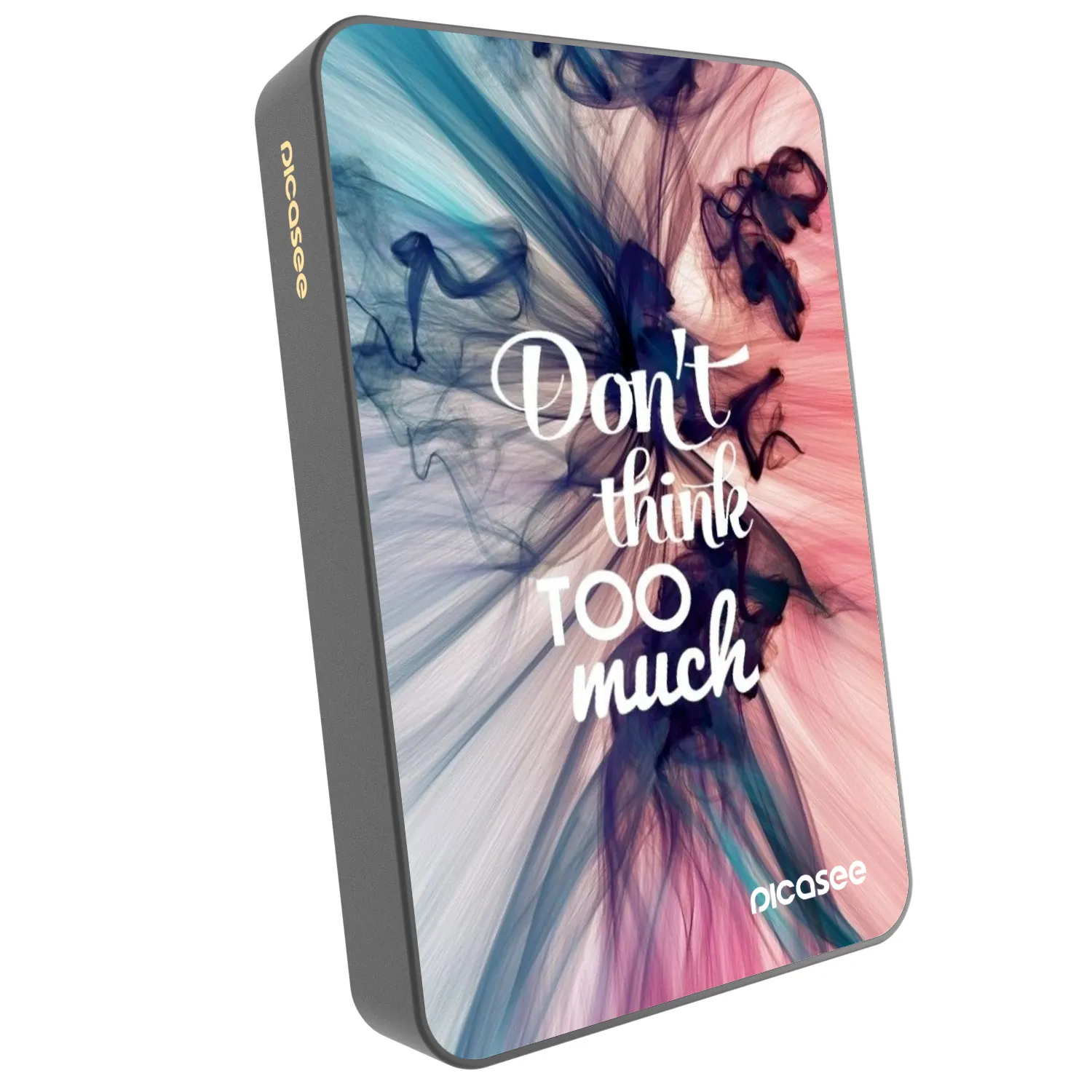 Picasee Prenosna baterija z MagSafe 10 000 mAh Siva - Don't think TOO much