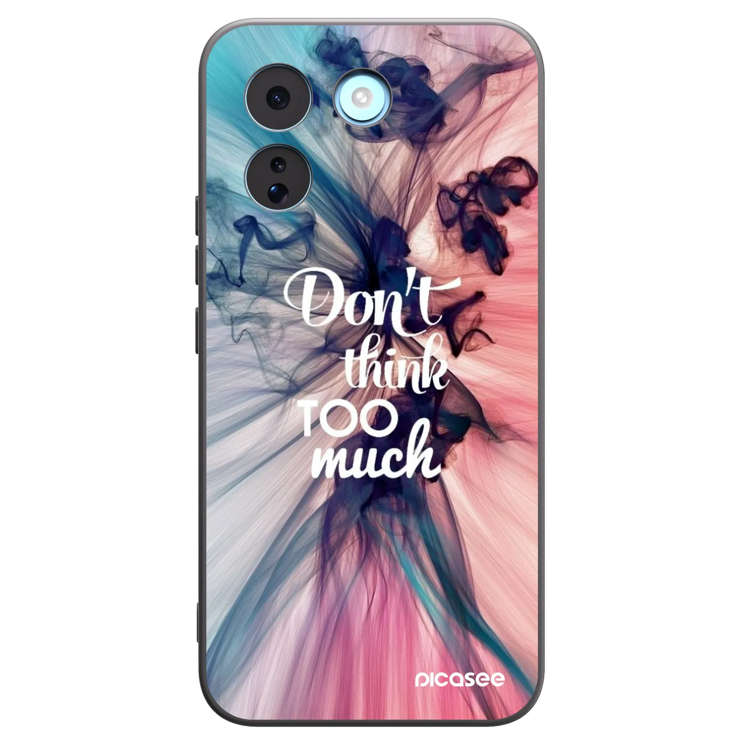 Picasee silikonski črni ovitek za Xiaomi Redmi Note 17 Pro MAX 5G - Don't think TOO much