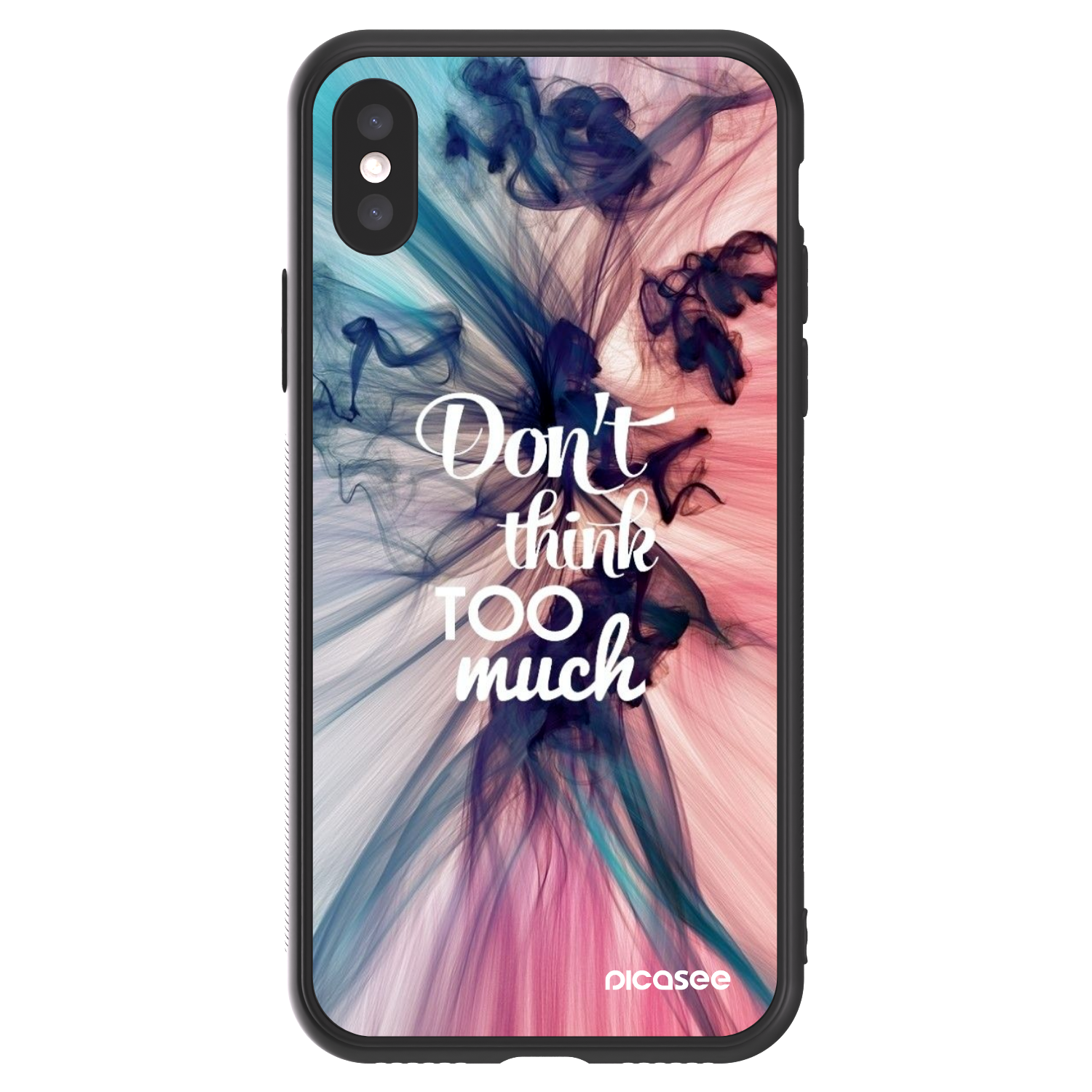 Picasee ULTIMATE CASE za Apple iPhone X/XS - Don't think TOO much