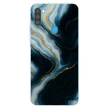 Picasee silikonski prozorni ovitek za Samsung Galaxy M11 - Luna