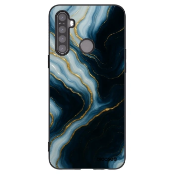Picasee silikonski črni ovitek za Realme 6i - Luna