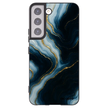 Picasee silikonski črni ovitek za Samsung Galaxy S22 5G - Luna