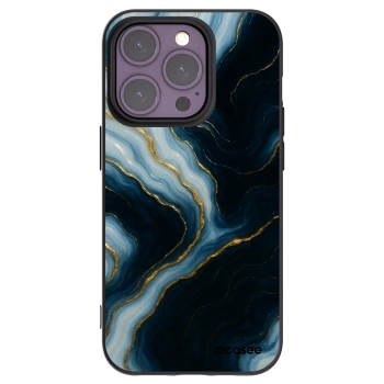 Picasee silikonski črni ovitek za Apple iPhone 14 Pro - Luna