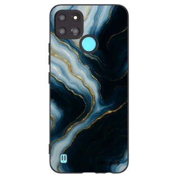 Picasee silikonski črni ovitek za Realme C21Y - Luna